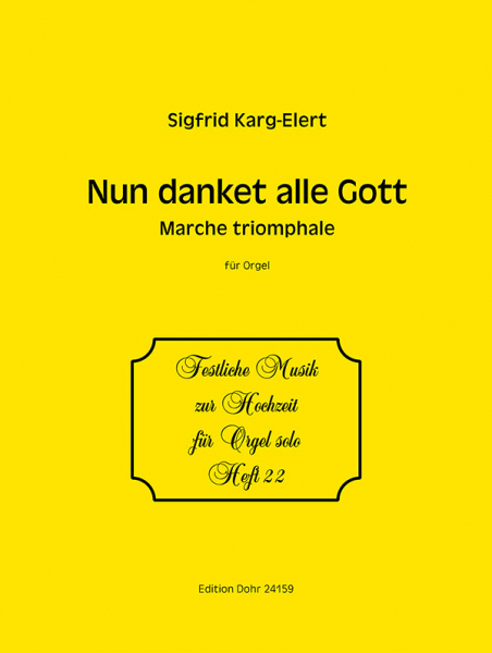 Nun danket alle Gott für Orgel