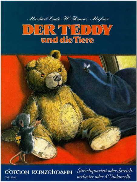 Der Teddy und die Tiere für Streichquartett oder 4 Violoncelli