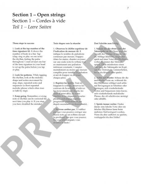 Etüden für Violine Violin Sight Reading 1