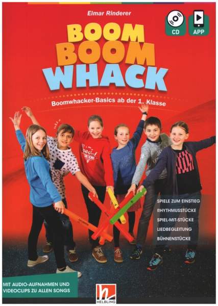 Boom Boom Whack (+CD +App) für Boomwhackers