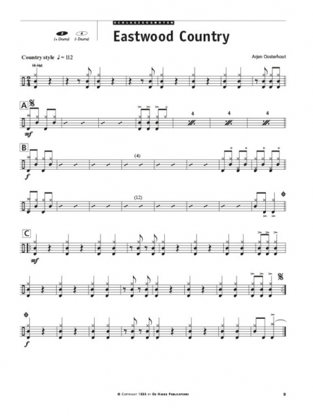 Spielbuch für Drumset Real Time Drums in Songs (+Online Audio)