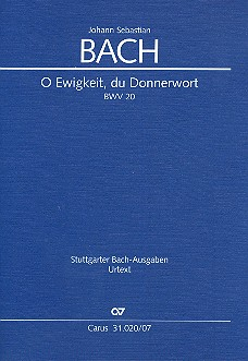 O Ewigkeit du Donnerwort Kantate Nr.20 BWV20