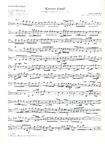 Concerto d-Moll für Oboe, Streicher und Bc
