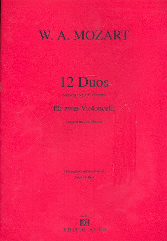 12 Duos KV487 für 2 Hörner für 2 Violoncelli