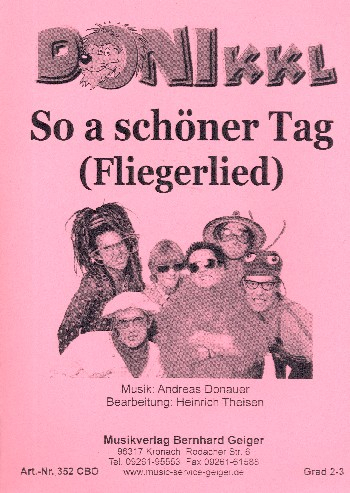 So a schöner Tag: für Combo