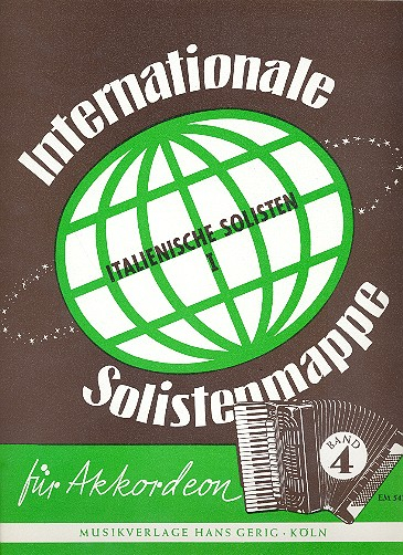 Internationale Solistenmappe Band 4 für Akkordeon