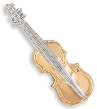 Anstecker mit Motiv Art of Music Geige klein A12