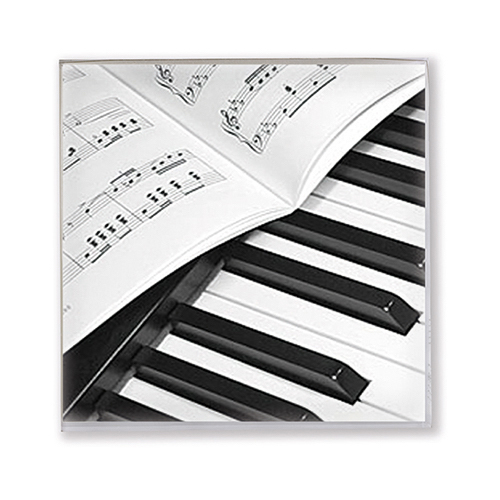 Servietten Klavier/Notenblatt 25x25cm 20 Stück
