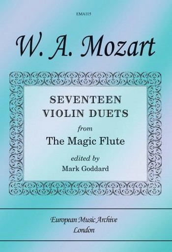 17 Violin Duets from The magic Flute for 2 violins