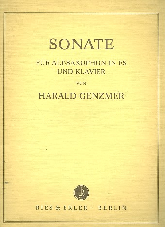 Sonate für Altsaxophon und Klavier