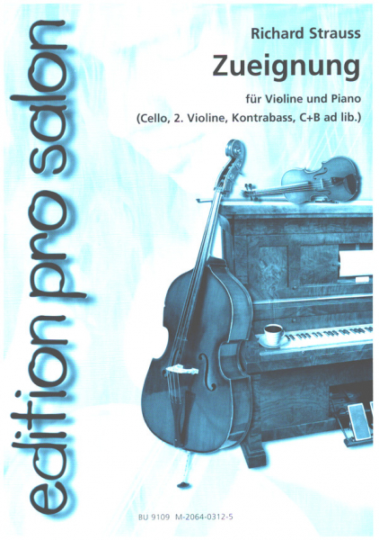 Zueignung für Klaviertrio (2. Violine, Kontrabass, C+B Instr. ad lib.)