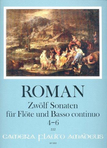 12 Sonaten Band 2 (Nr.4-6) für Flöte und Bc
