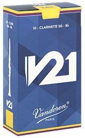 B-Klarinetten-Blatt Vandoren V21 Stärke 4,5