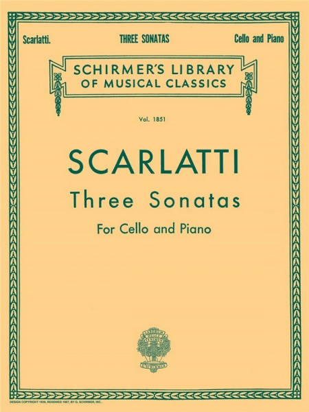 3 Sonatas for violoncello and piano