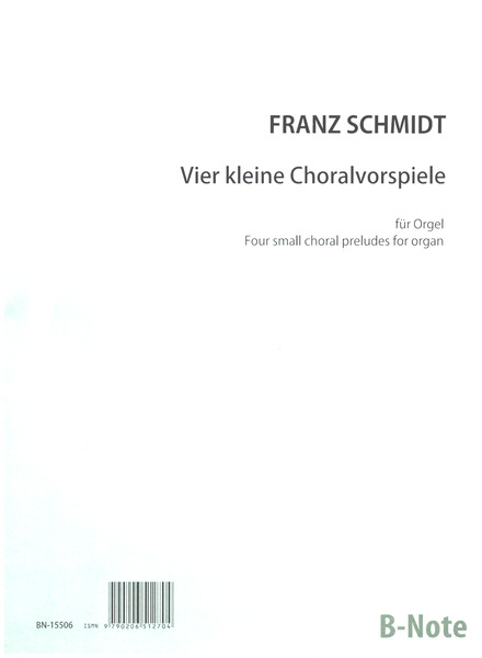 4 kleine Choralvorspiele für Orgel