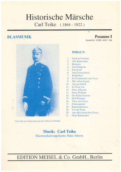 Historische Märsche für Blasorchester