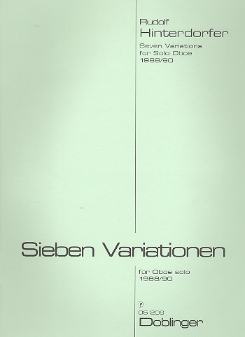 7 Variationen für Oboe