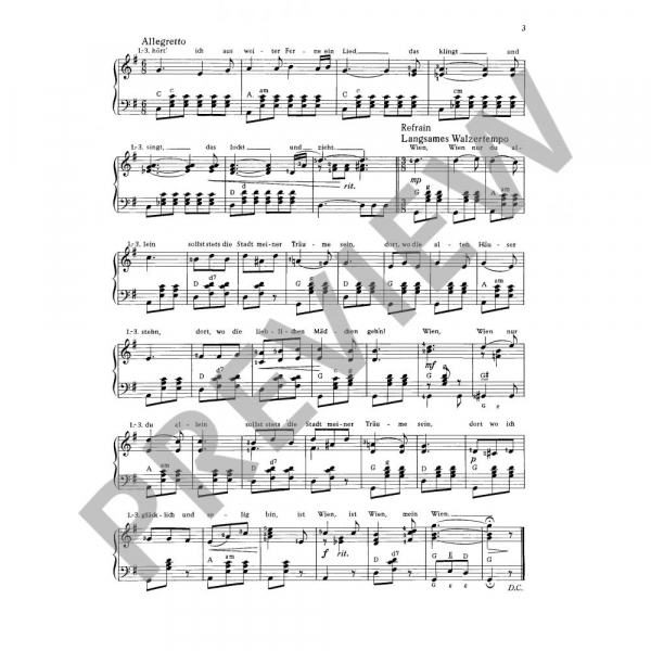 Spielbnd für Akkordeon Klänge aus Wien 1