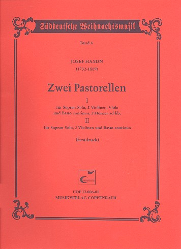 2 Pastorellen für Sopran und Streichinstrumente