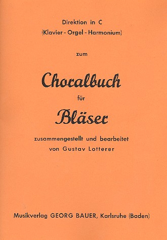 Choralbuch für Bläser für Bläserensemble (Blasorchester)