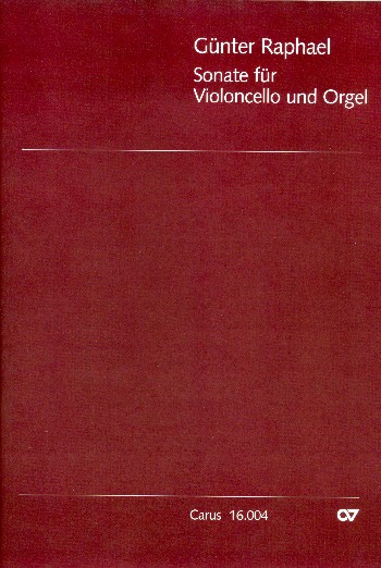 Sonate für Violoncello und Orgel