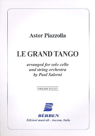 Le grand Tango for cello and string orchestra
