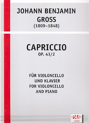 Capriccio op.43,2 für Violoncello und Klavier
