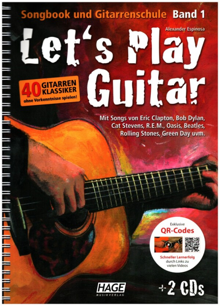Schule für Gitarre Let´s play Guitar 1