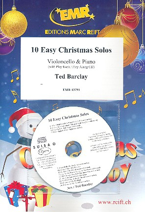 10 easy Christmas Solos (+CD) for violoncello and piano