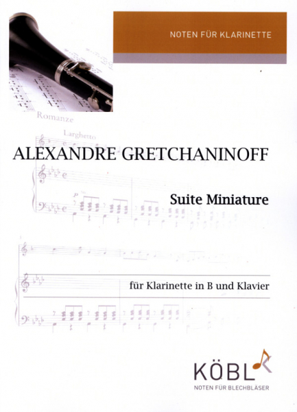 Suite miniature für Klarinette und Klavier