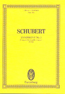Studienpartitur Sinfonie 3 D-DUR D 222 - Antiquariat