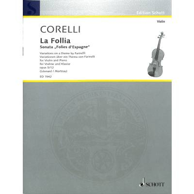 Spielstück für Violine La Follia op. 5/12