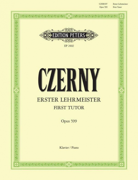 Etüden für Klavier Czerny Erster Lehrmeister op. 599