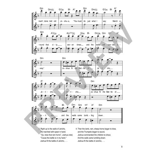 Spielbuch für Querflöte Die schönsten Spirituals & Gospels