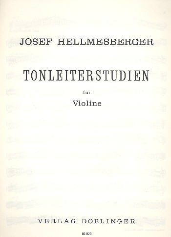 Tonleiterstudien für Violine