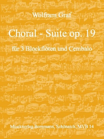 Choral-Suite op.19 für 3 Blockflöten und Cembalo