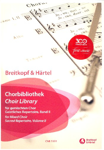 Breitkopf und Härtel Chorbibliothek - Geistliches Repertoire Band 2 für gem Chor (z.T. mit Instrumen