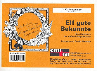 Mosch Welterfolge Band 6 - 11 gute Bekannte: für Blasorchester