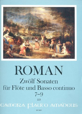12 Sonaten Band 3 (Nr.7-9) für Flöte und Bc