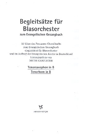 Begleitsätze zum EG für Blasorchester