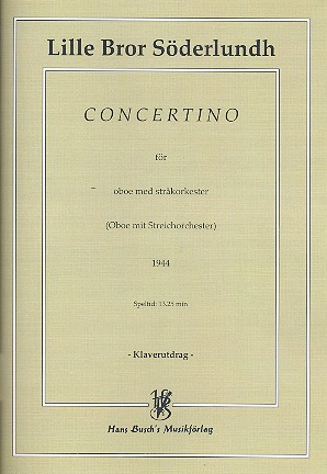 Concertino for oboe and string orchestra