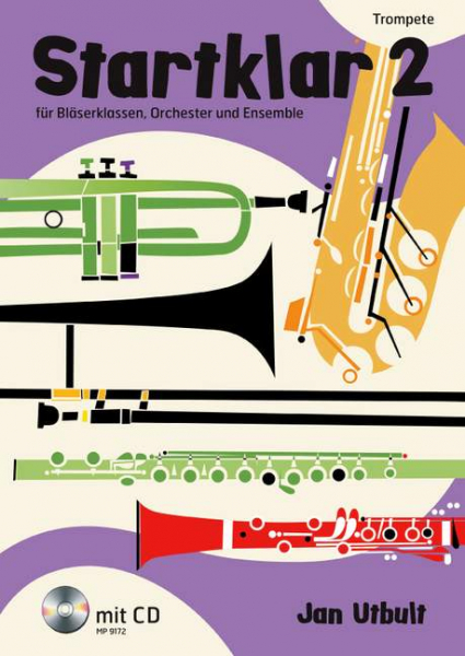 Startklar Band 2 (+CD) für Bläserklassen (Blasorchester)