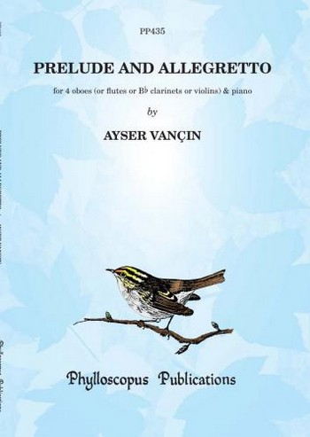 Prelude and Allegretto for 4 oboes (clarinets/violins) and piano