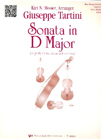 Sonata in D Major for 2 Violins and Bc for string orchestra