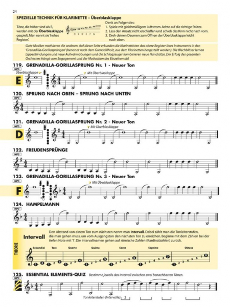 Schule für Klarinette (Oehler) Essential Elements 1