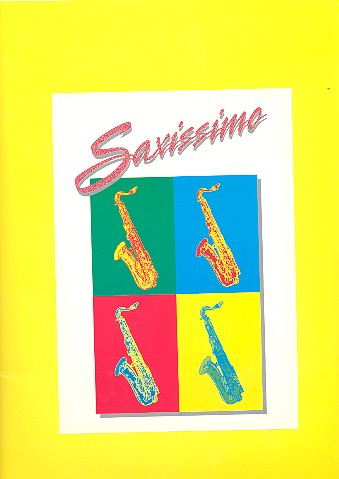 Saxissimo Band 2 für 4 Saxophone (SATBar/AATBar), Rhythmusgruppe ad lib