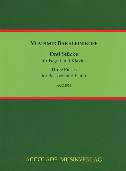 3 Stücke für Fagott und Klavier