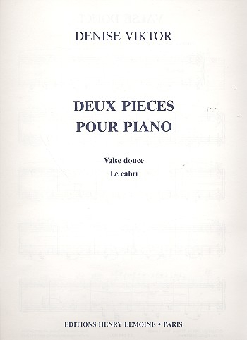 2 Pièces pour piano