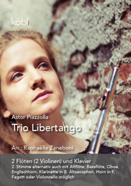 Trio Libertango für 2 Flöte und Klavier (2. Stimme Instrument ad lib)