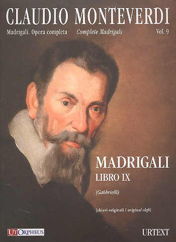 Complete Madrigals vol.9 (in original clefs) for 2-3 voices and Bc